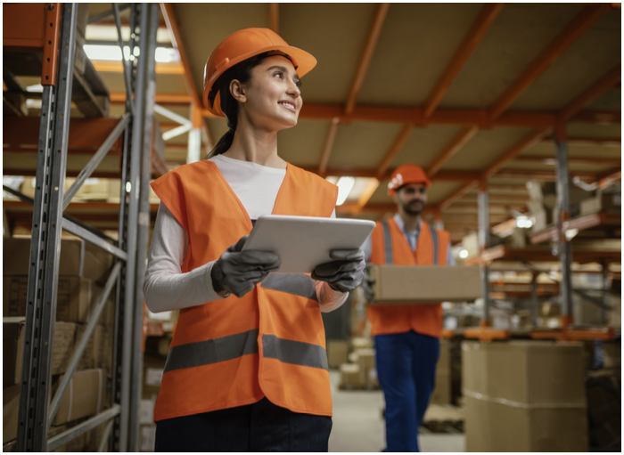 Trabajadores de logística